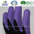 Gants de protection du travail Latex de nylon Gants de sécurité Gants en latex